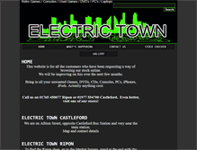 Tablet Screenshot of electrictown.net